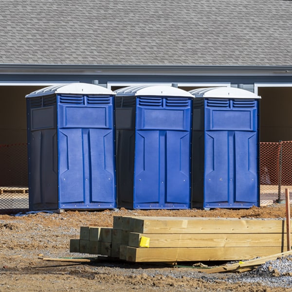 how can i report damages or issues with the porta potties during my rental period in Clearview